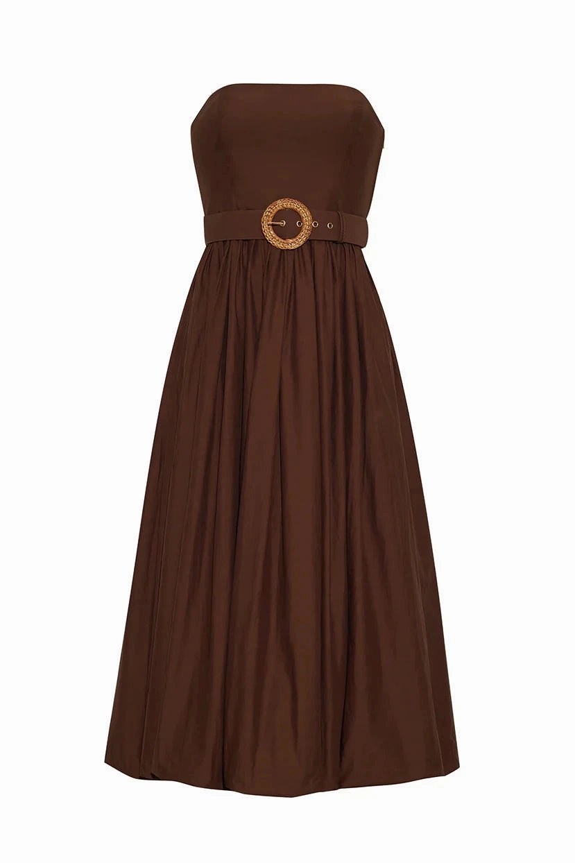 Anisha Dress Truffle Practical work-to-play piece Smooth Motion