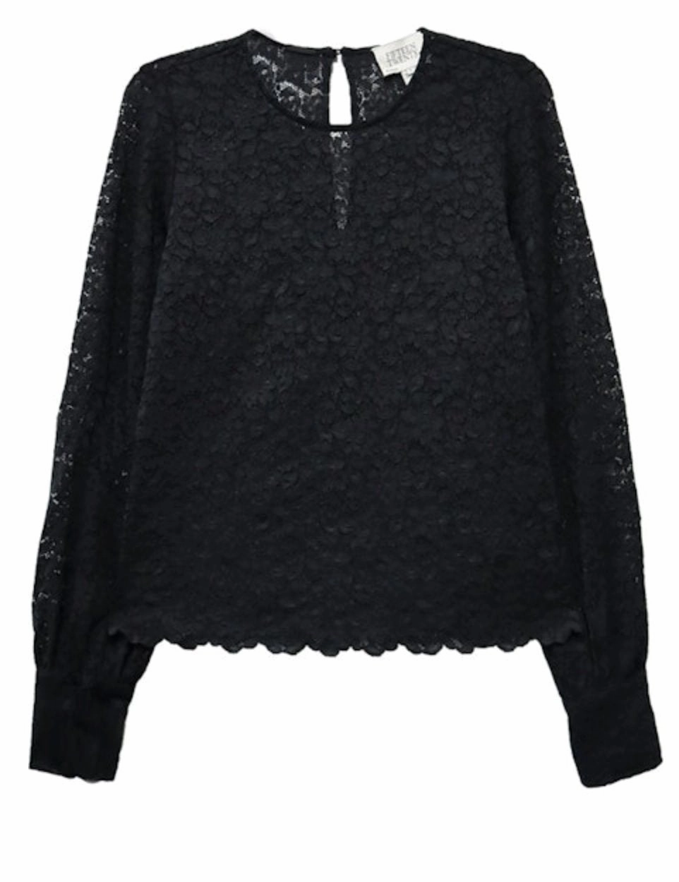 Ina Stretch Lace Top Black Stretchable Knit Built In Odor Control