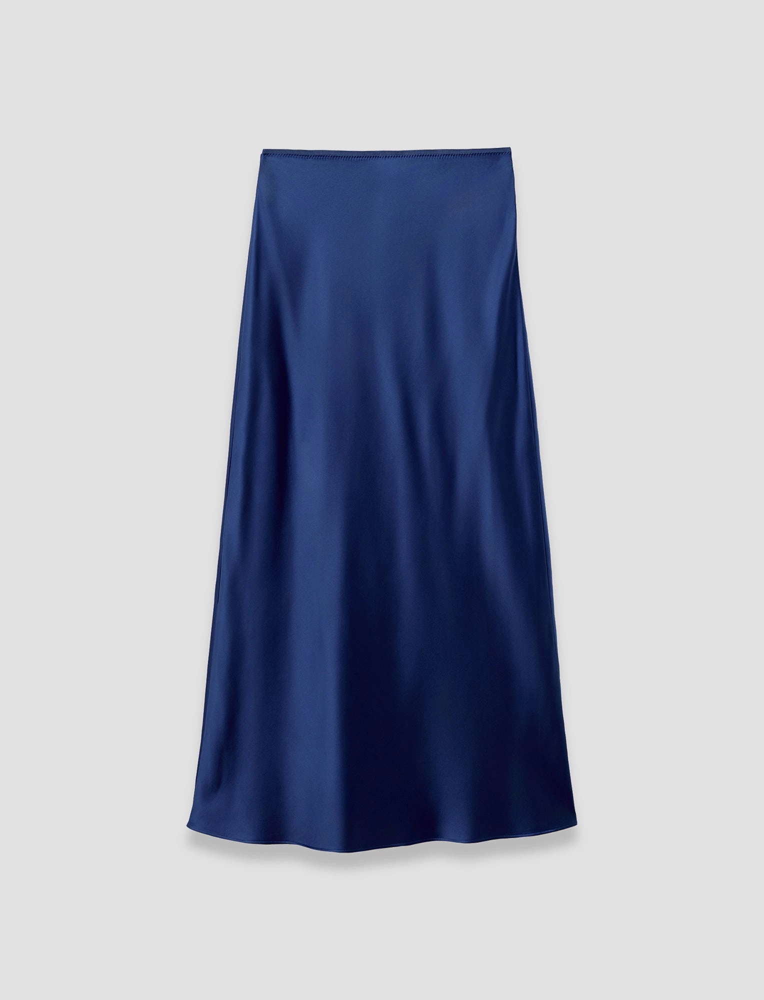 Isaak Long Silk Satin Skirt Soft Lining Media Feature