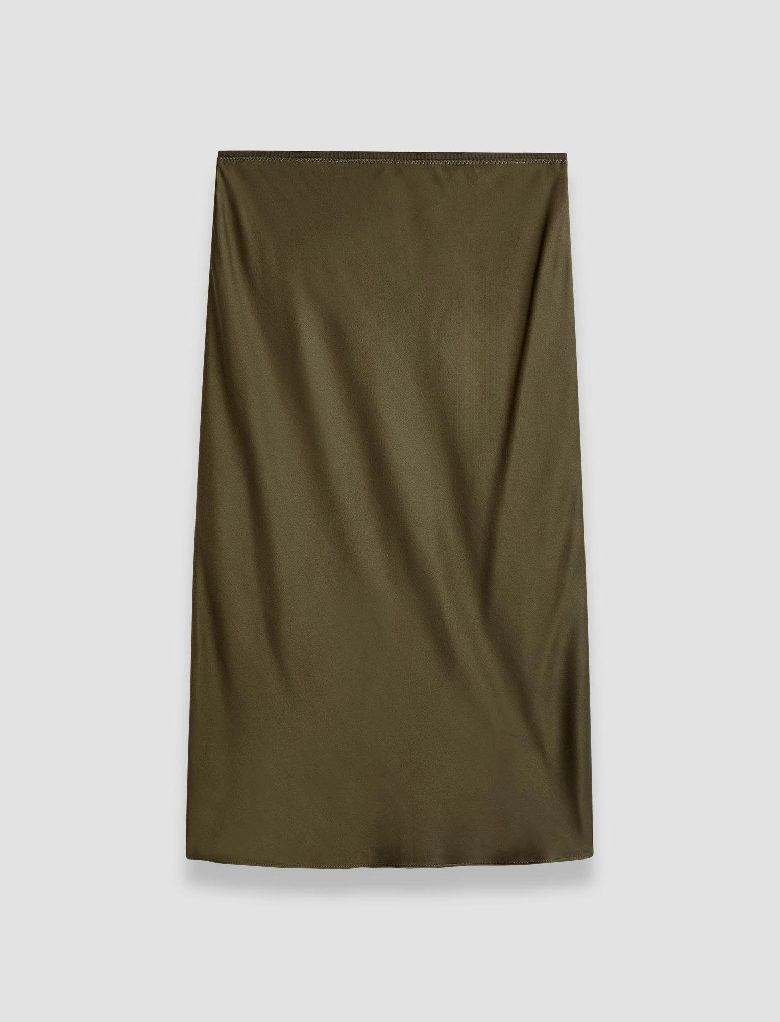 Subtle Look Easy Style Isaak Silk Satin Skirt