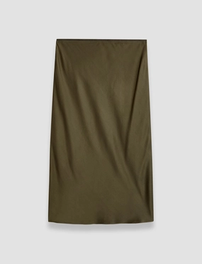 Isaak Silk Satin Skirt Weekend Outfit Sleek Vibe