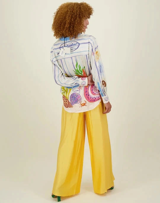 Regular Fit Isabel Printed Shirt Magic Ocean