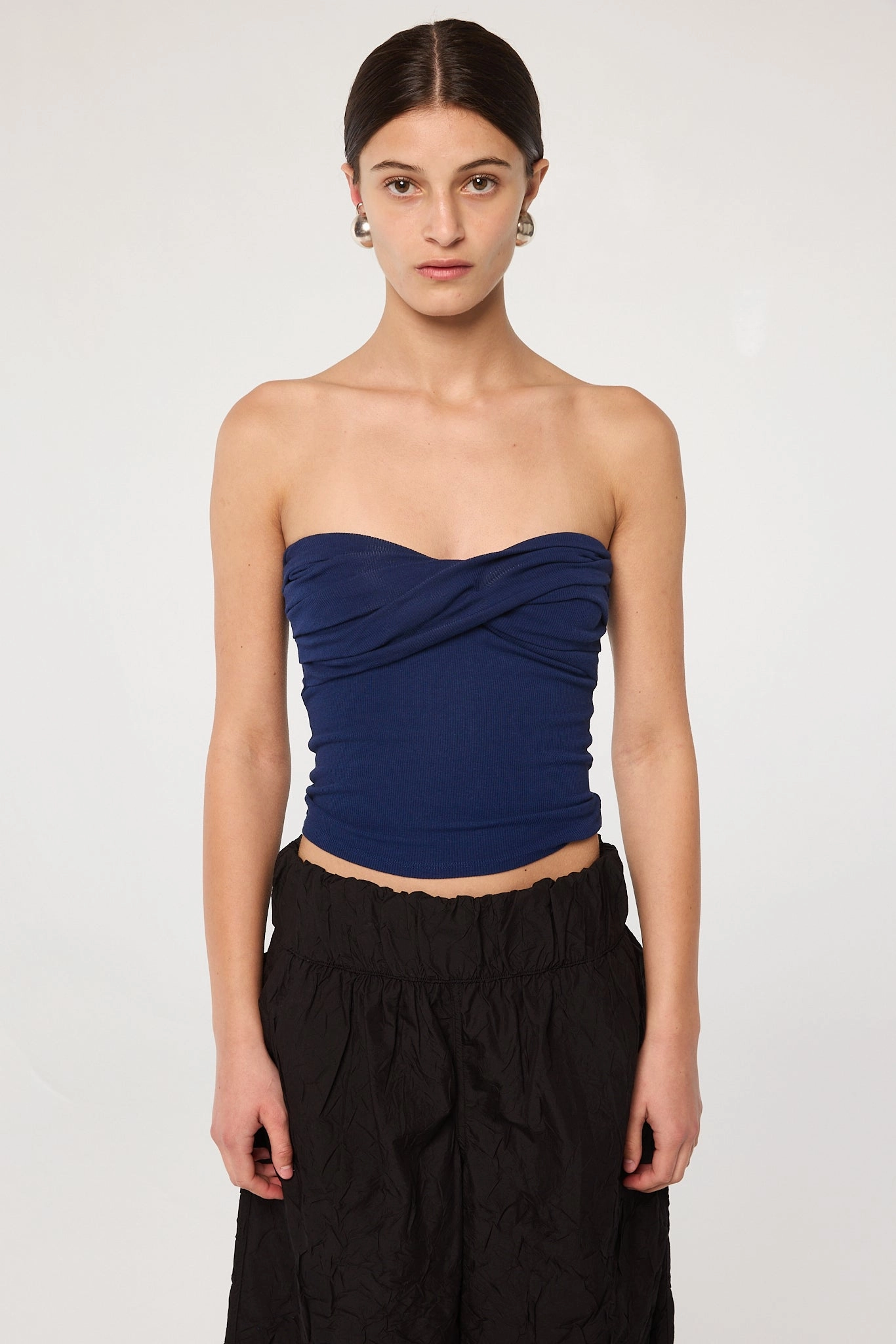 IZZY TUBE TOP AdjustableHem Breathable Mesh Back