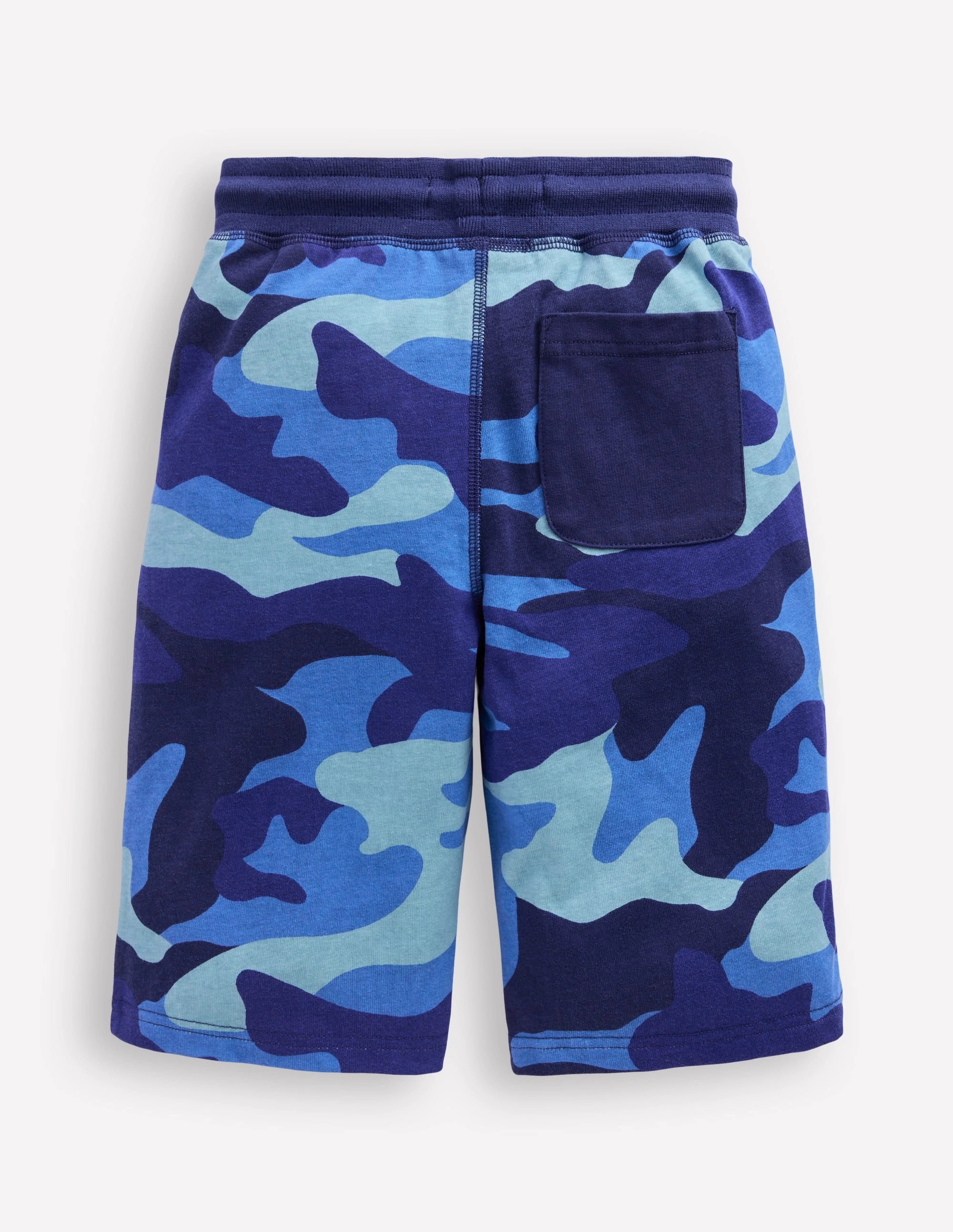 Jersey Baggies-Blue Camo striped shorts