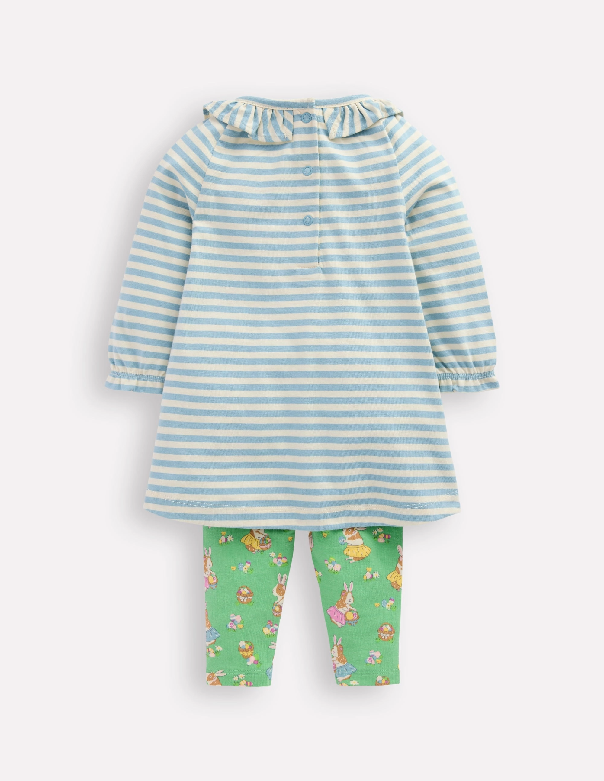 Jersey Logo Dress Set-Vintage Blue Guinea Pigs Vacation Dynamic Home Shopping