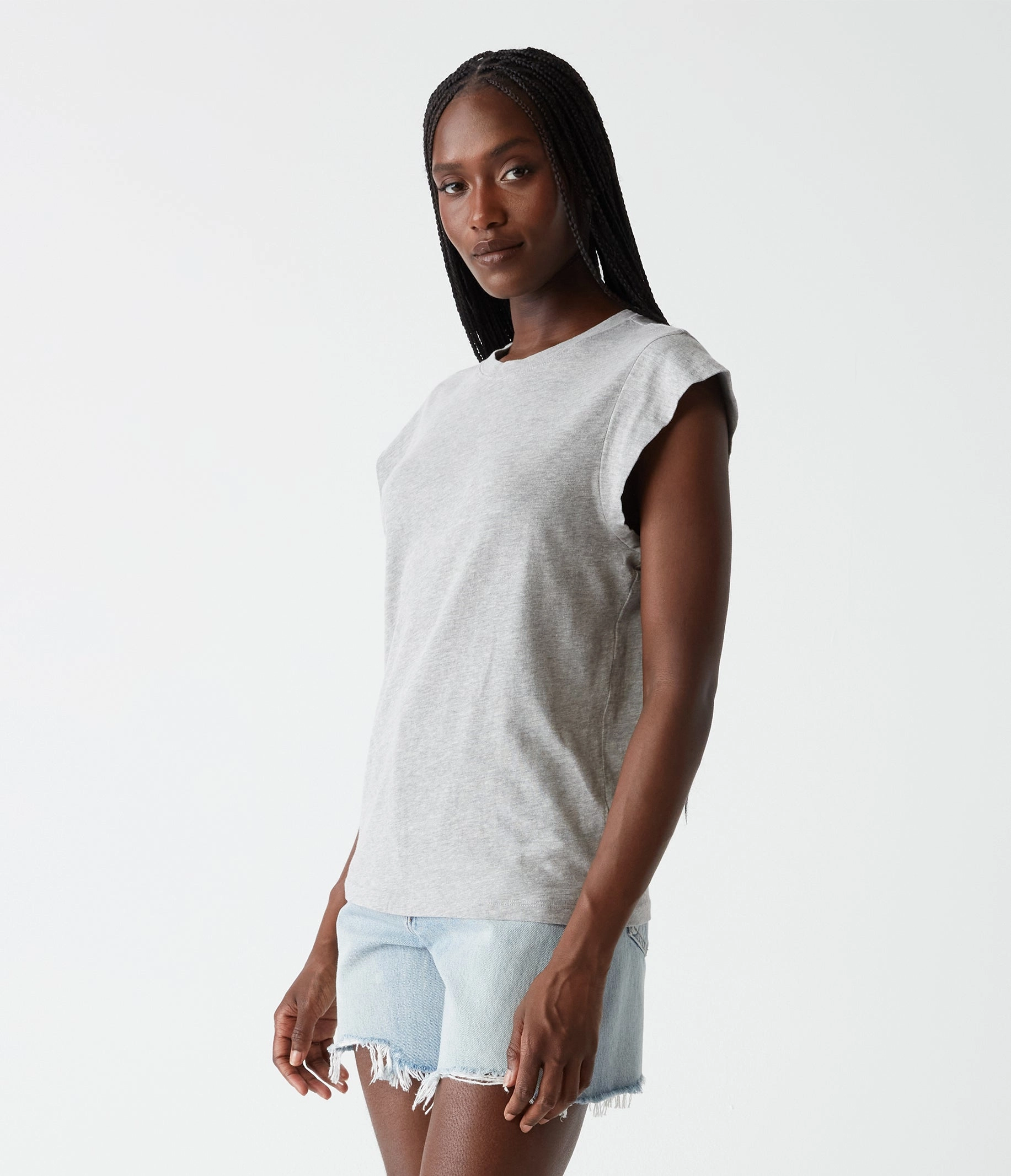 FadeResistant Dye JOEY POWER SHOULDER TEE