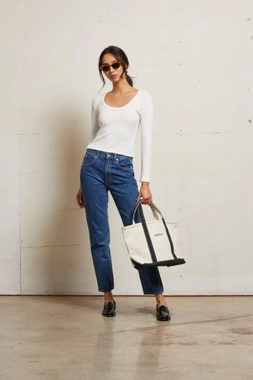 JOSIE 2X1 SWEATER RIB LS UNECK SeamlessSidePanels Cooling Technology