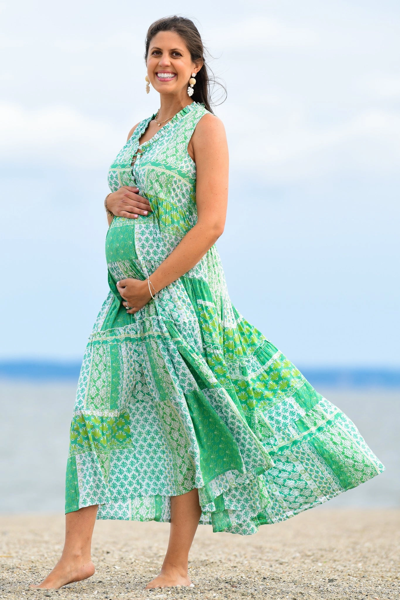 Playful touch Practical-Style Kaia Dress Long / Mojito