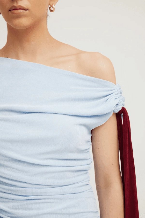 Kalilah Dress Sky/Merlot Chic Motion