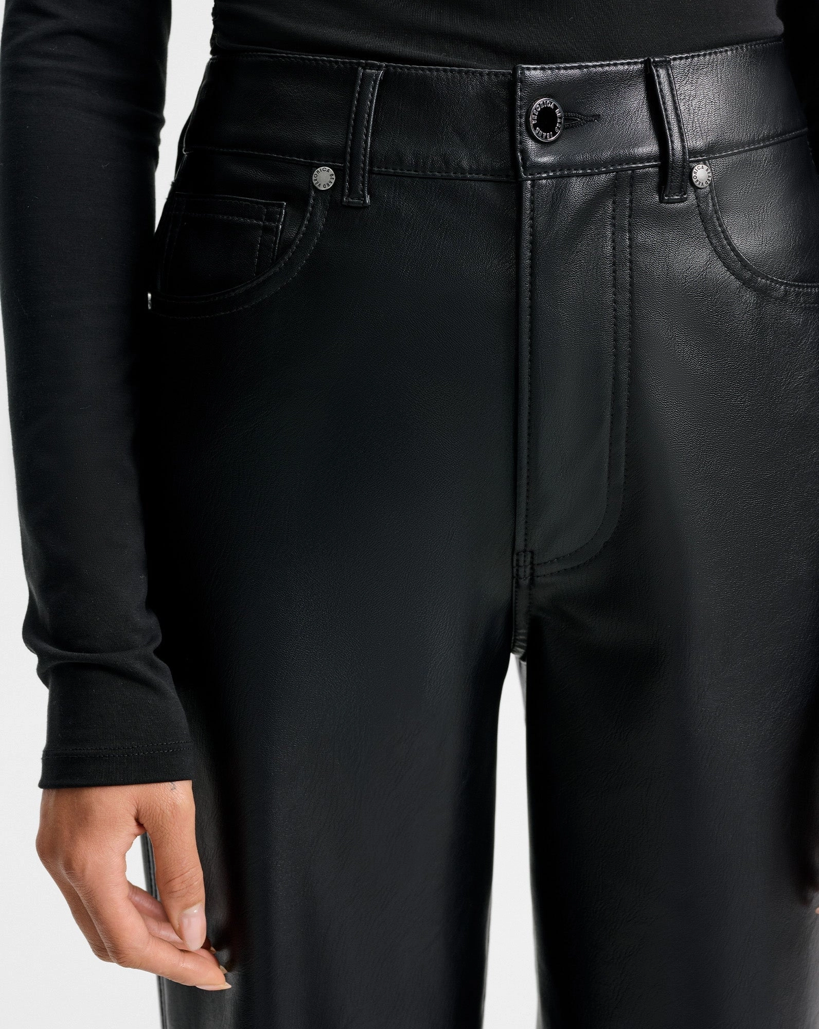 Neutral Shade Kasey Wide-Leg Pant Black