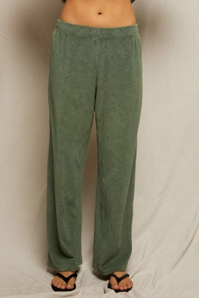 KATIE LOOP TERRY PANTS Functional Waist