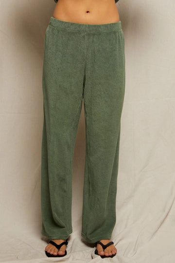 KATIE LOOP TERRY PANTS Functional Waist