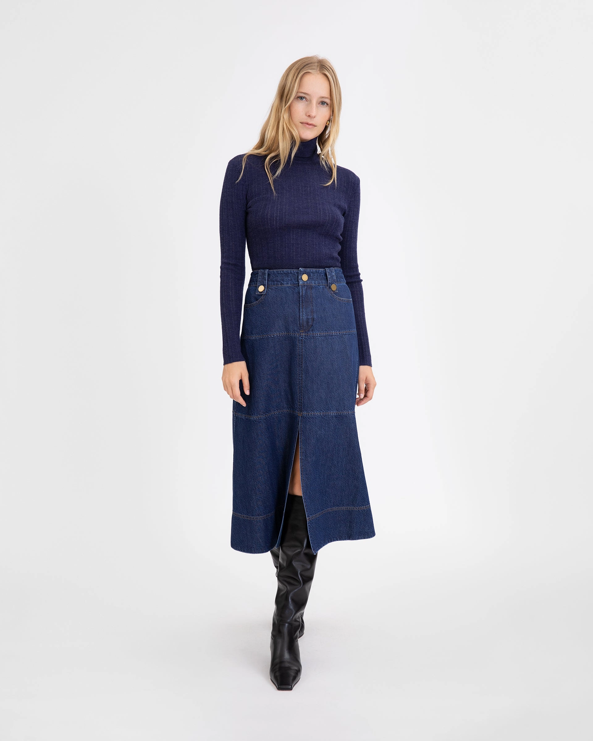 Kayden Turtleneck Fleece Pullover