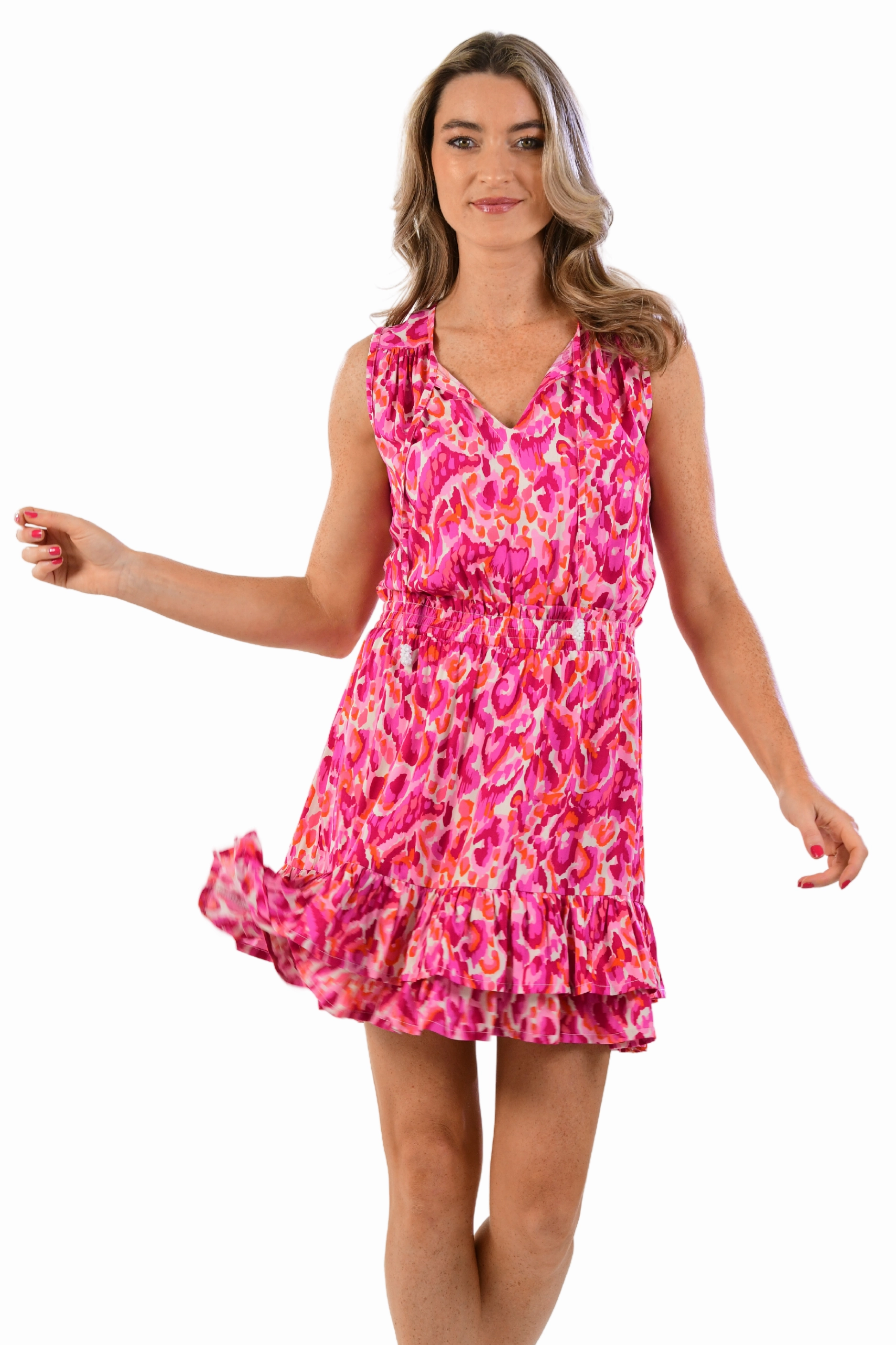 Lightweight Wear Kaylee Dress / Magenta