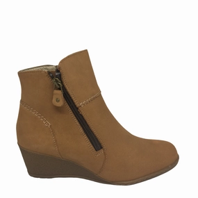 Muddy Path Wide Range Kiarflex Klark Wedge ~ Black ~ Tan ~ Navy ~ Leather Boot