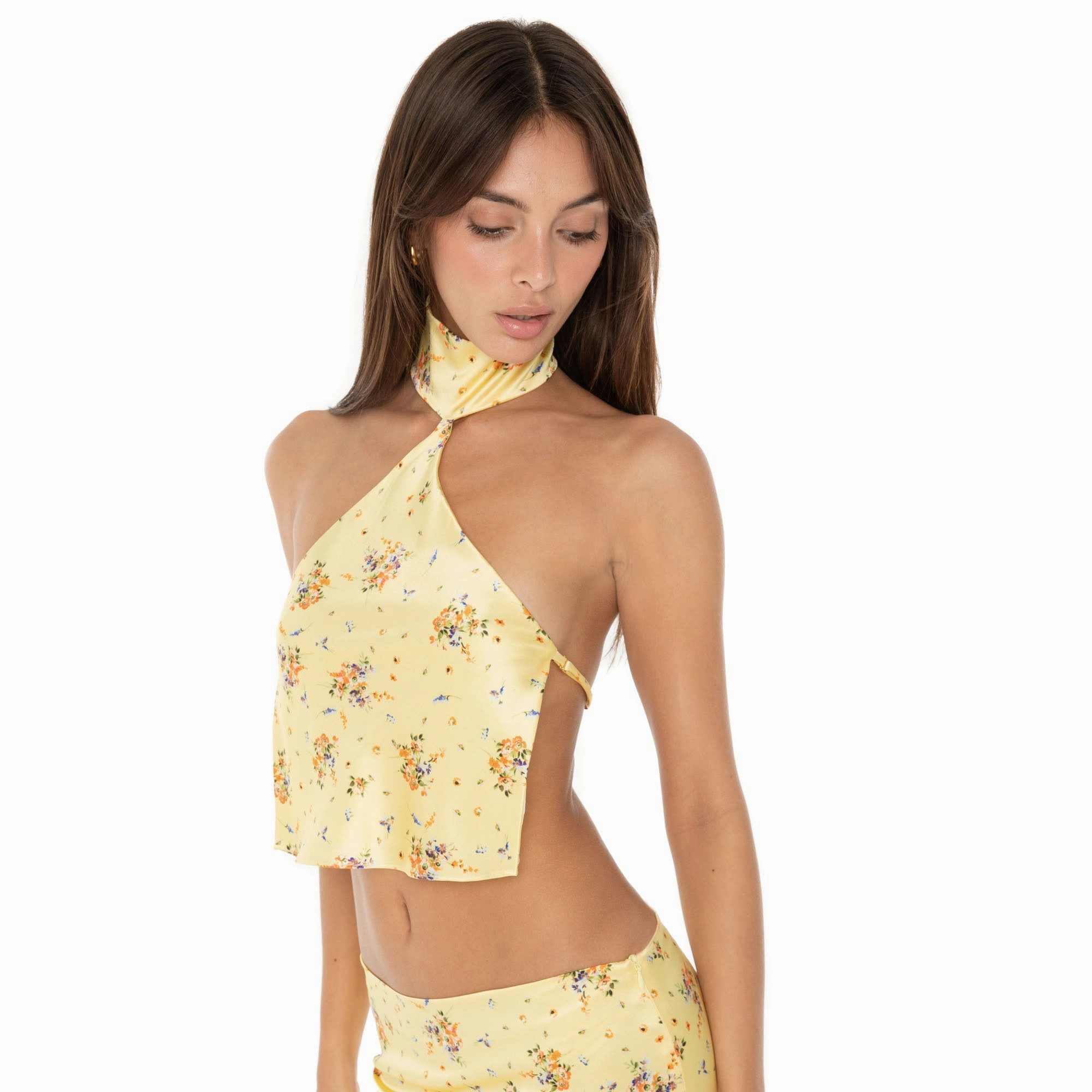 Kiku Floral Top Anti Pill Surface