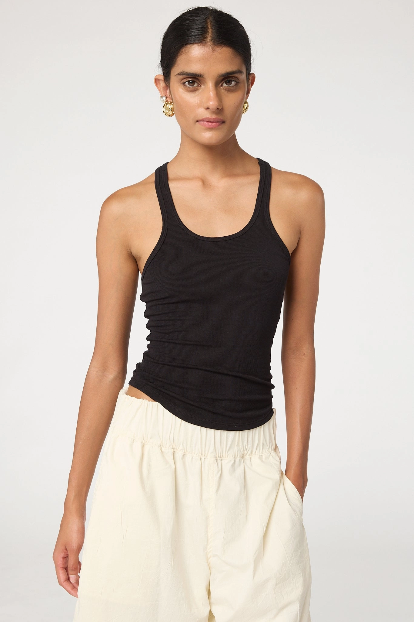 SOPHIE TANK TOP OrganicCottonBlend Soft Touch Texture