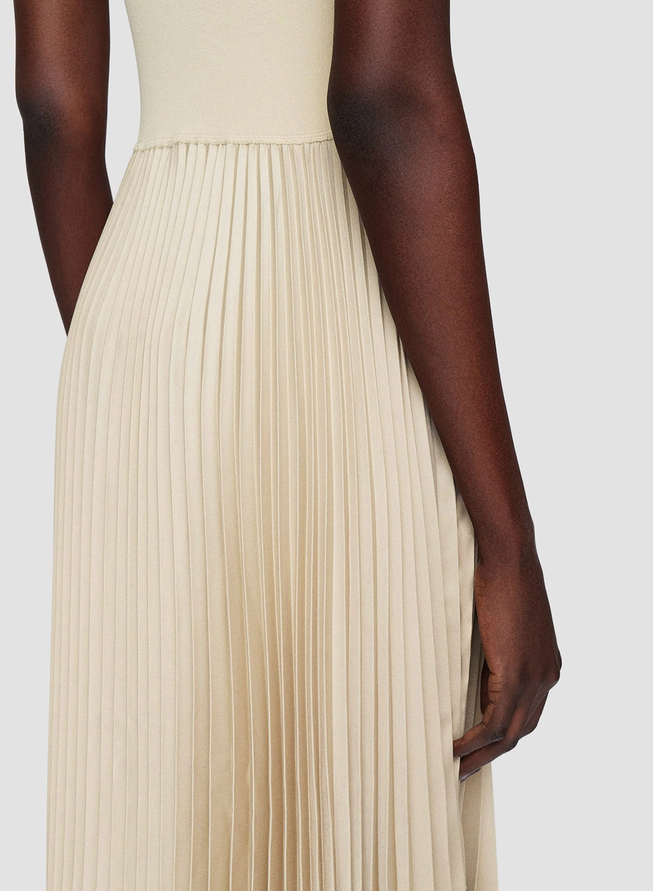 Fresh Look Knit Weave Pliss Animation Dura Dress