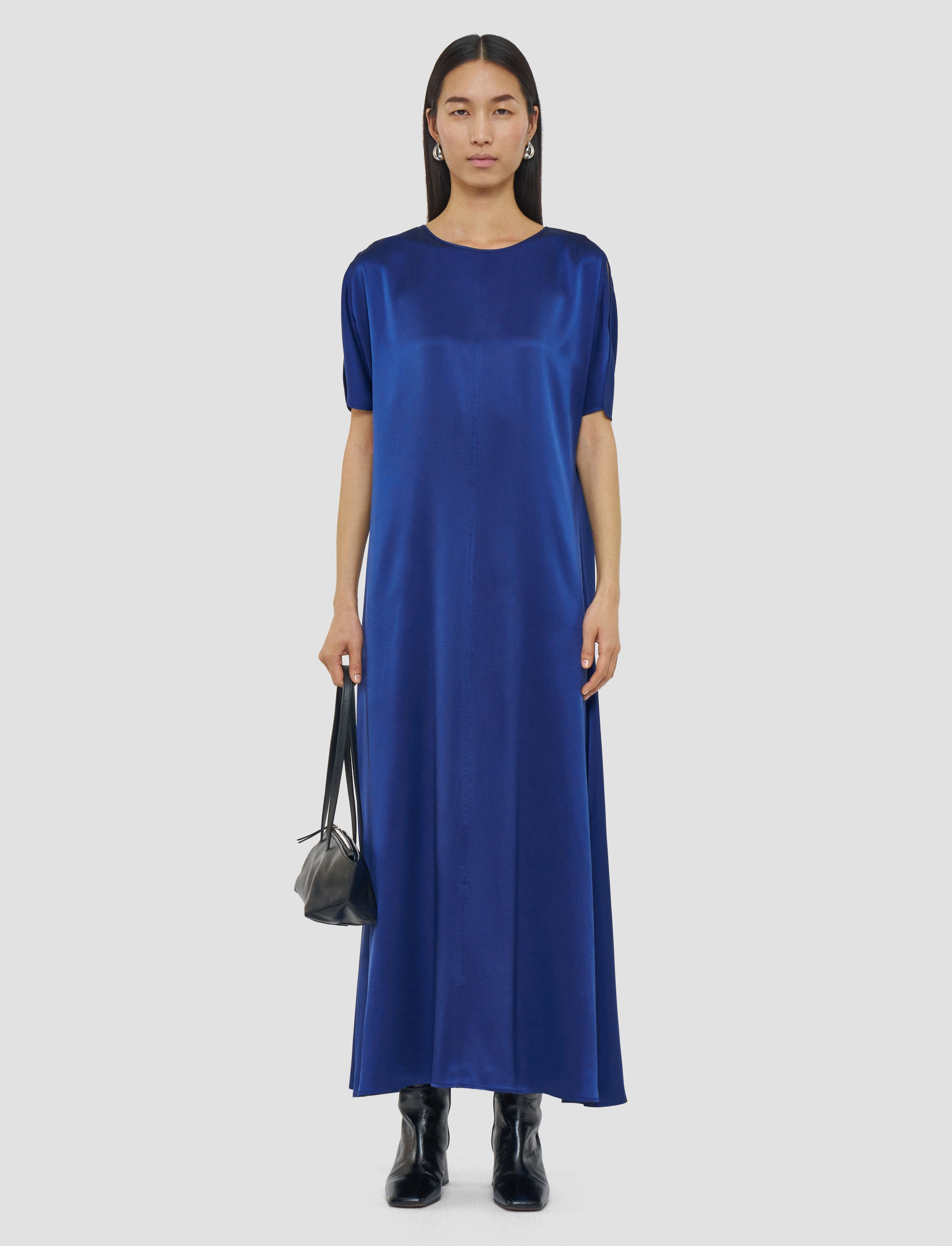 Clean Drape Classic Mood Daviel Silk Satin Dress