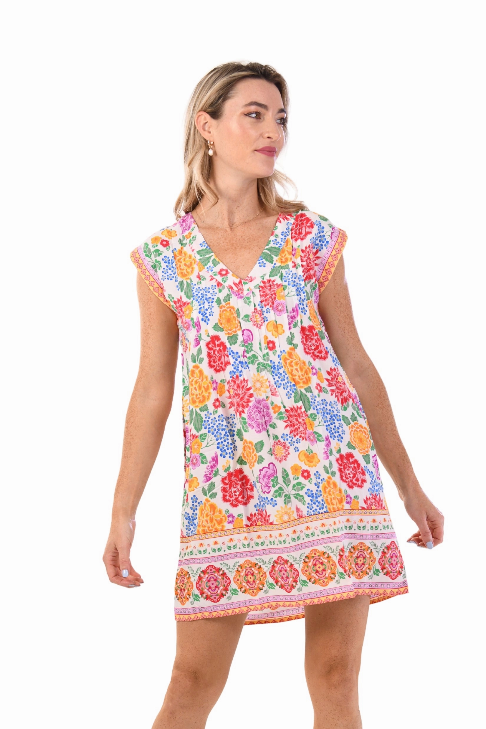 Easy Texture Trend Movement Kokomo Dress / Multi Floral