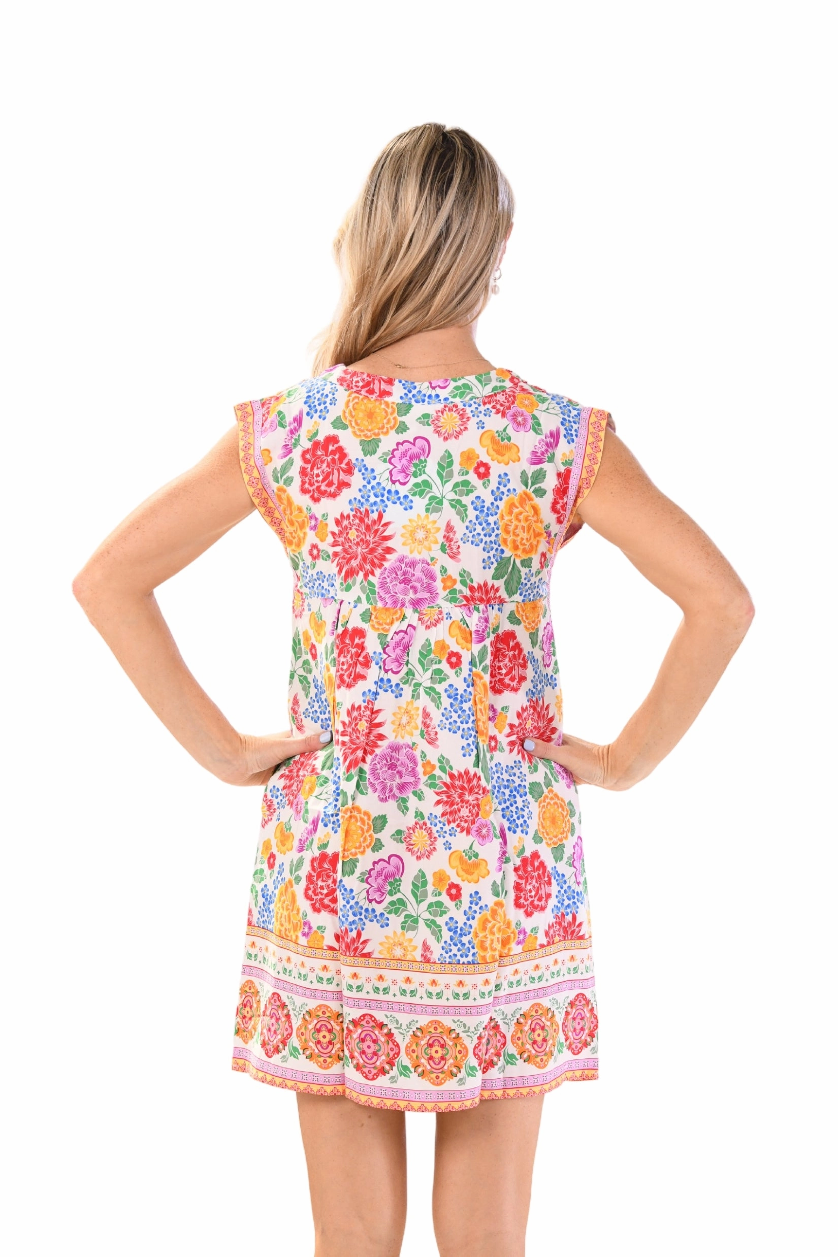 Kokomo Dress / Multi Floral Youthful Style