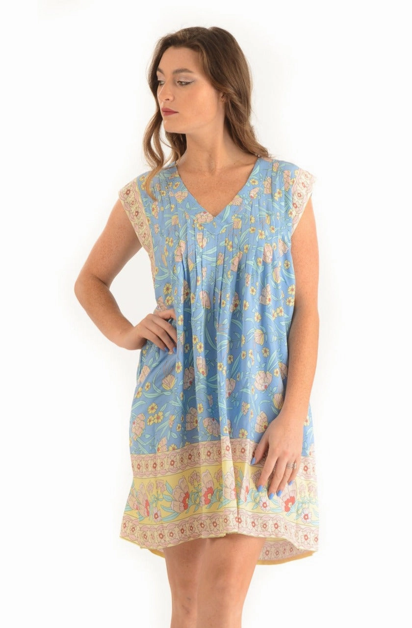 SustainableCotton Kokomo Dress / Sky Blue