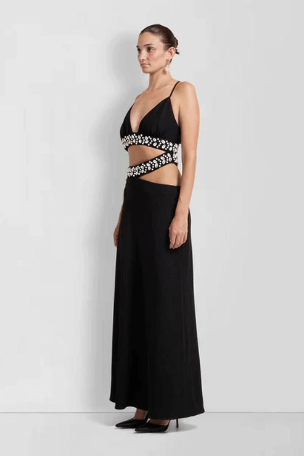 DurableStitching La Playa Maxi Dress Noir