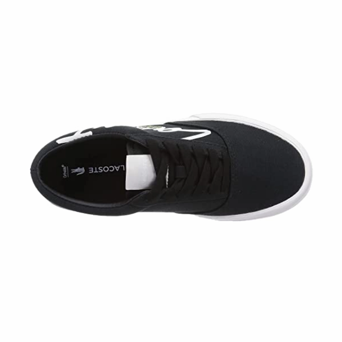 Supportive Core All Ages Star Walk LACOSTE 7-42CMA0040454 Jump Serve Lace Canvas Logo MN'S (Medium) Black/Off White Textile Lifestyle Shoes