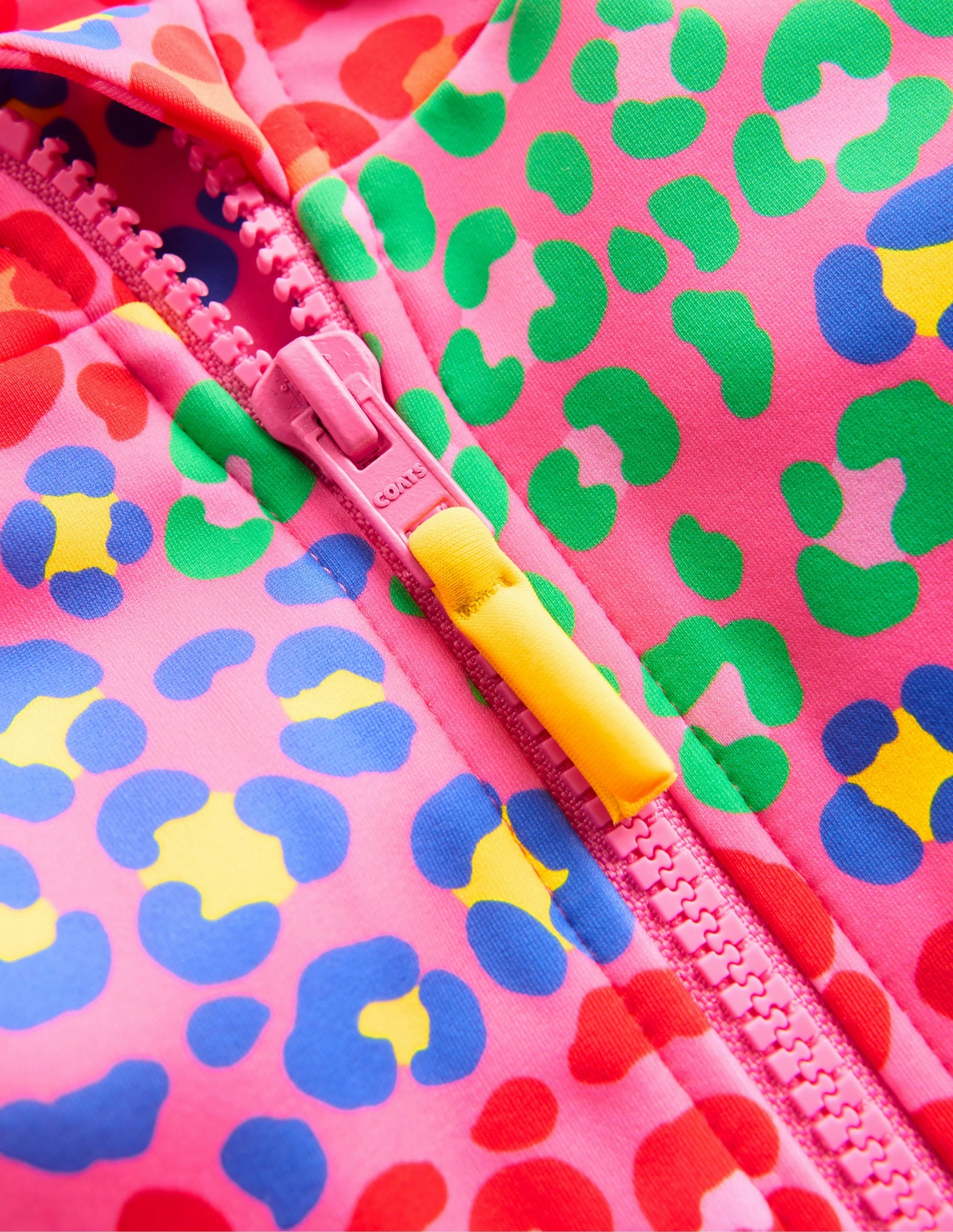 Adventure Ready Seaside Adventure Long-Sleeved Swimsuit-Pink Rainbow Leopard