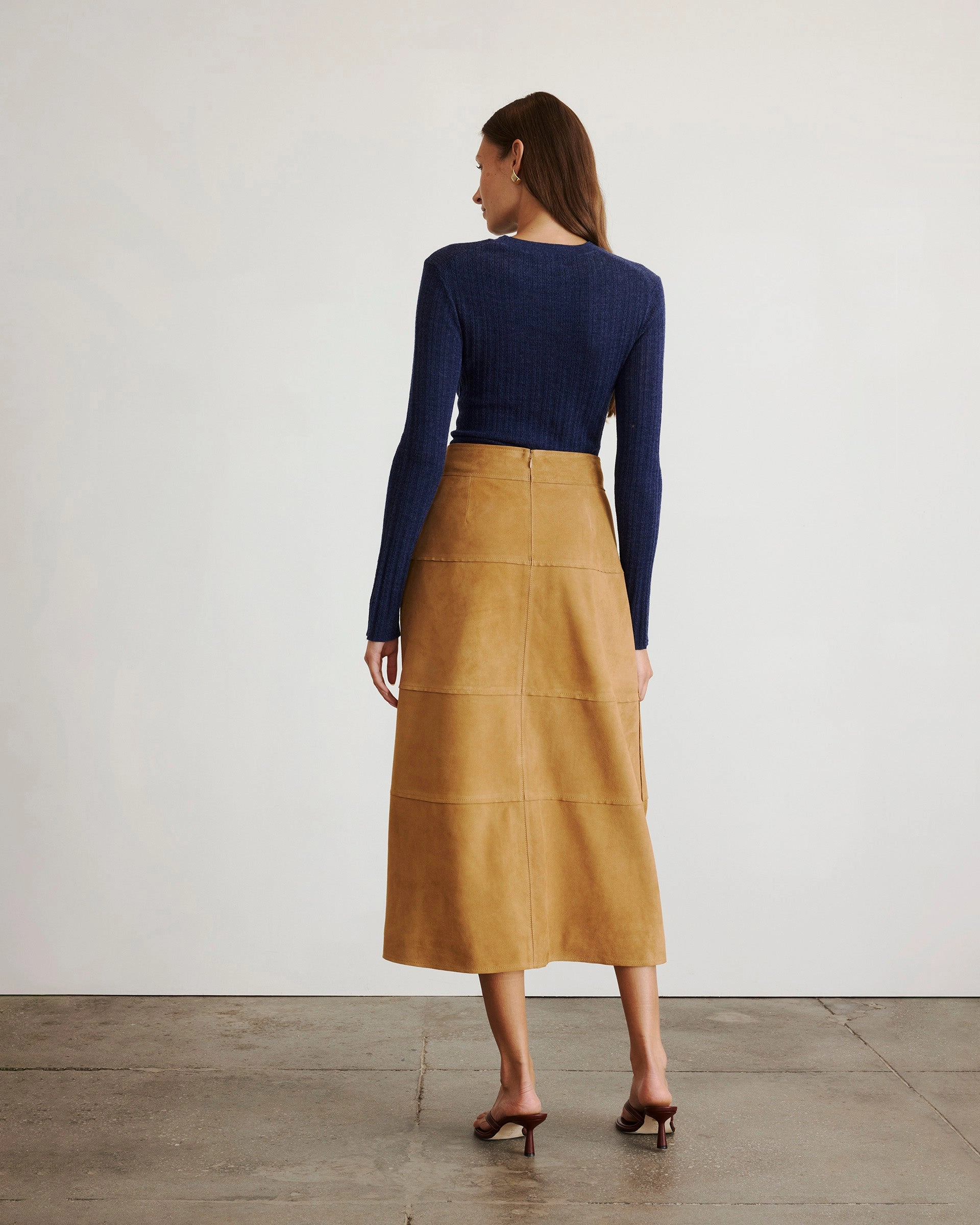 Core Essential EcoFriendlyDye Suede Hudson Skirt
