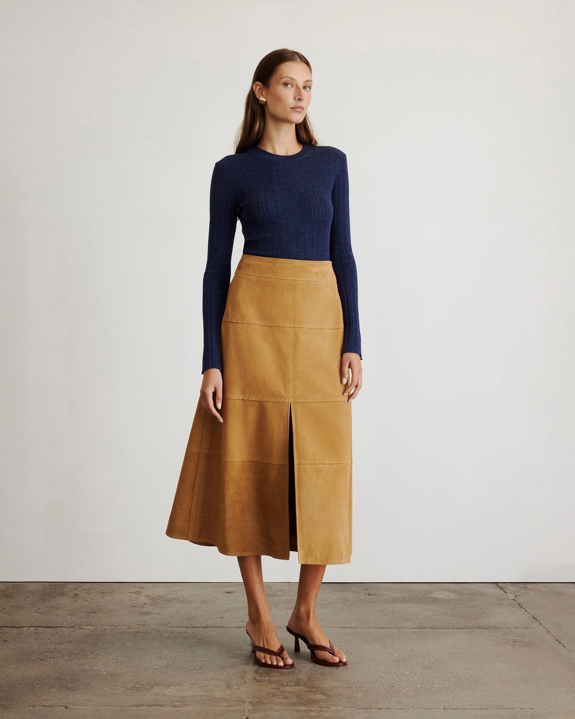 Suede Hudson Skirt Lightweight Flex