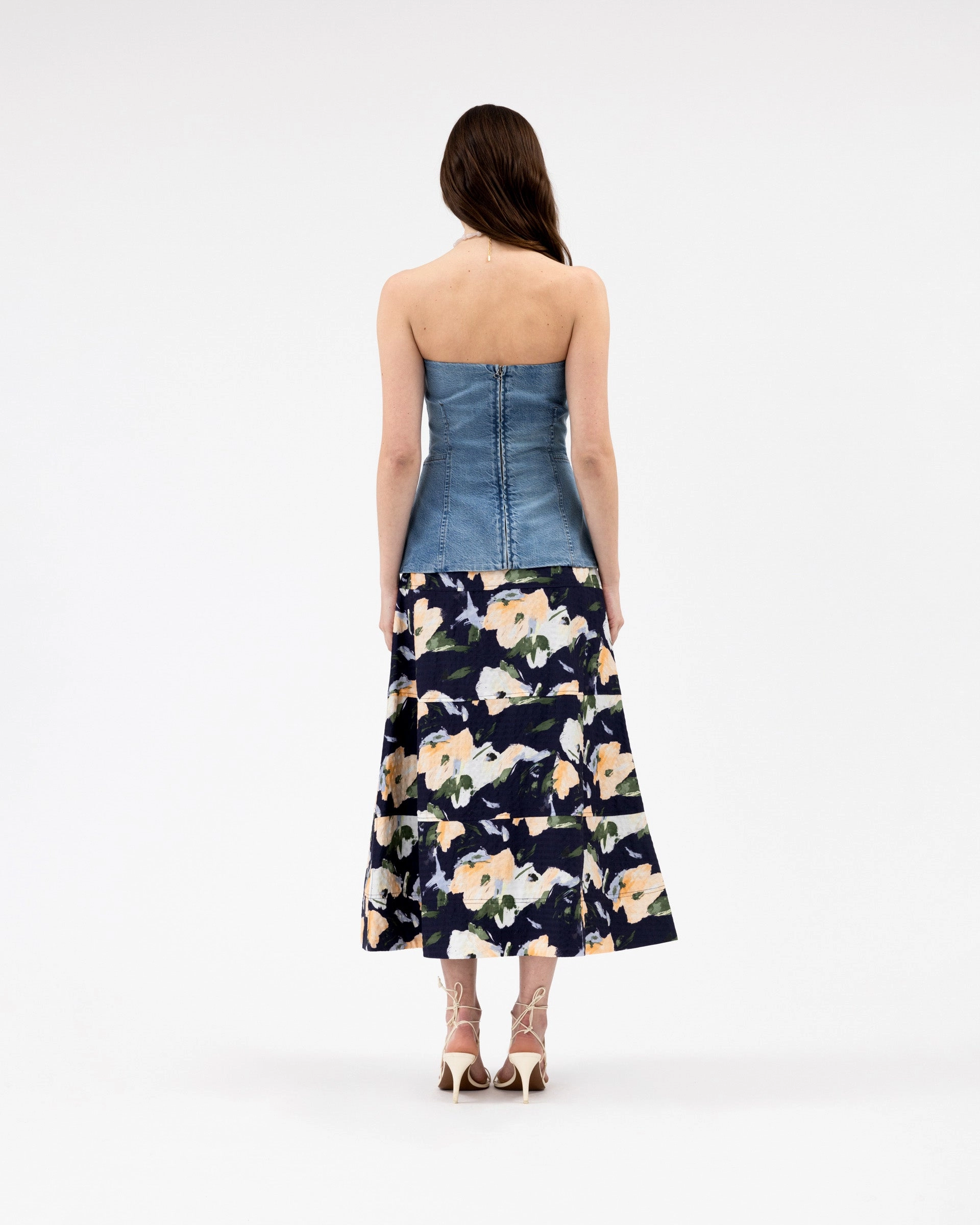 Wrinkle Resistant Texture DropShoulderConstruction Leandra Top