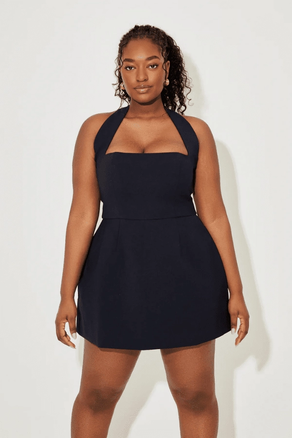 Body Ease Fresh Palette The Ultimate Muse Structured Mini Dress Navy