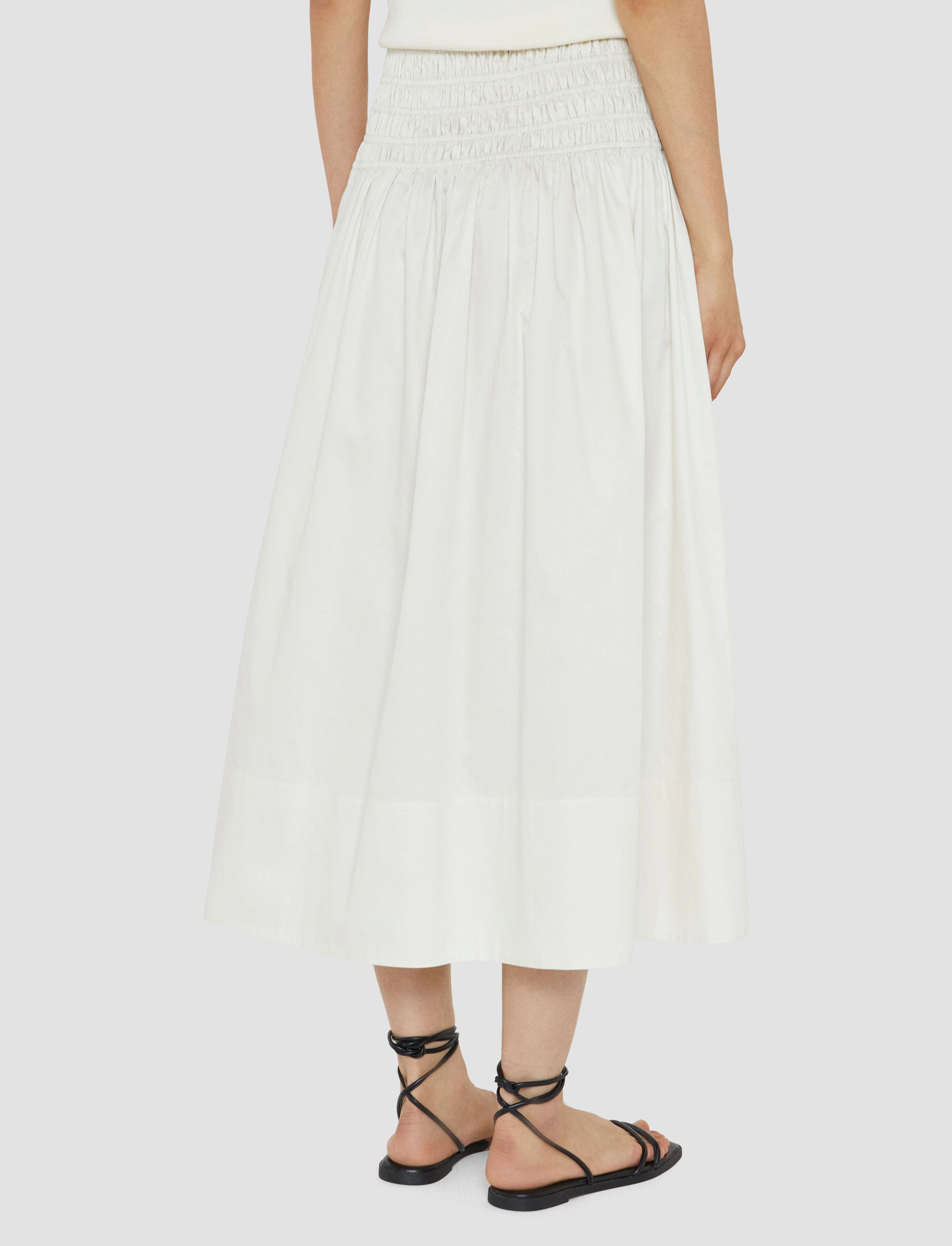 Soft Finish Leonie Cotton Sateen Skirt
