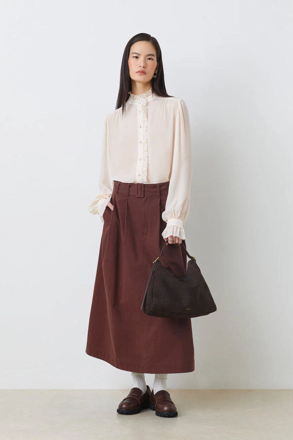 LEONOR SHIRT Circular Knit Technique AdjustableCuffs