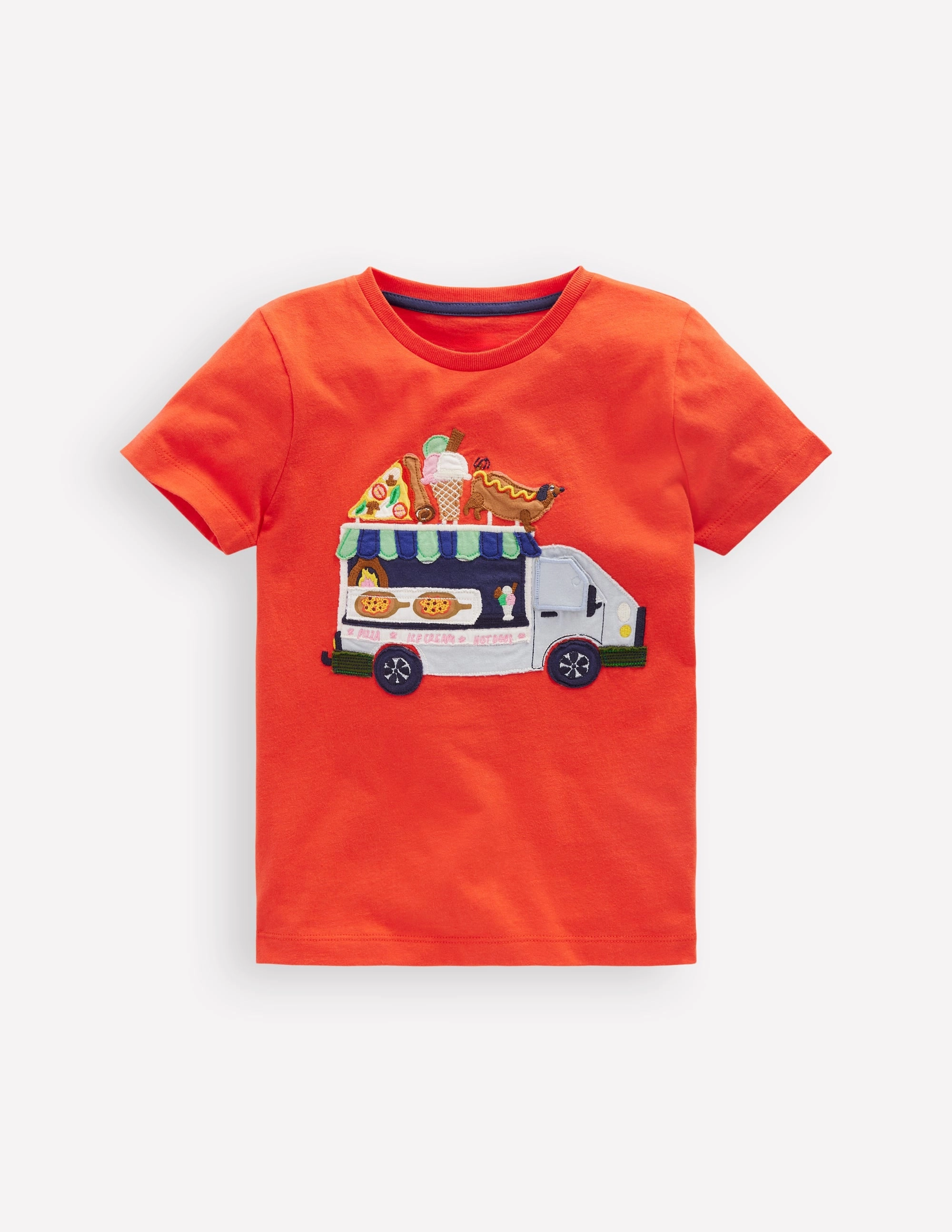 Lift-The-Flap T-shirt-Firecracker Red Anti Static Treatment Modern Look