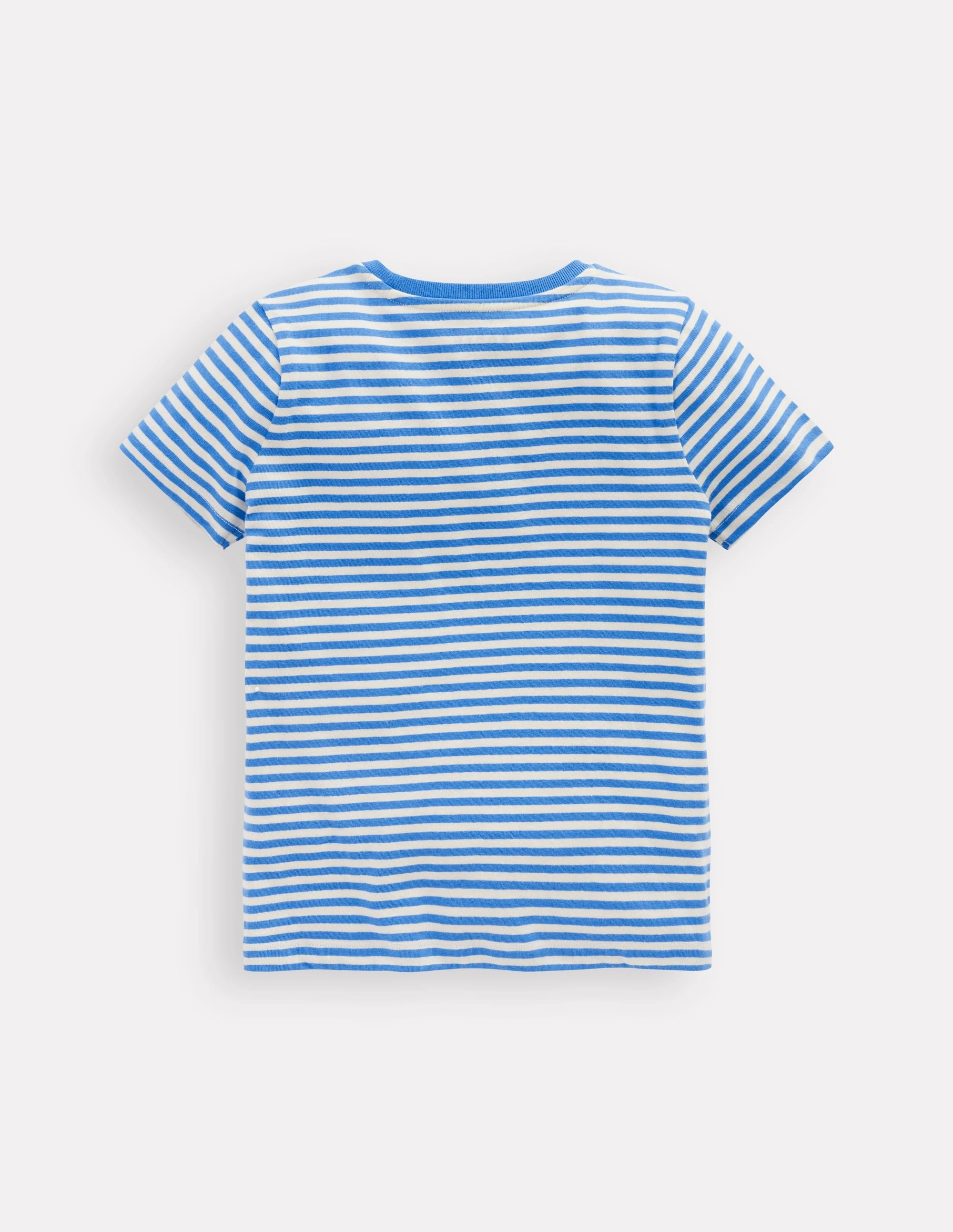 CushionedSupport Relaxed Silhouette Lift-The-Flap T-shirt-Peacock Plume Blue