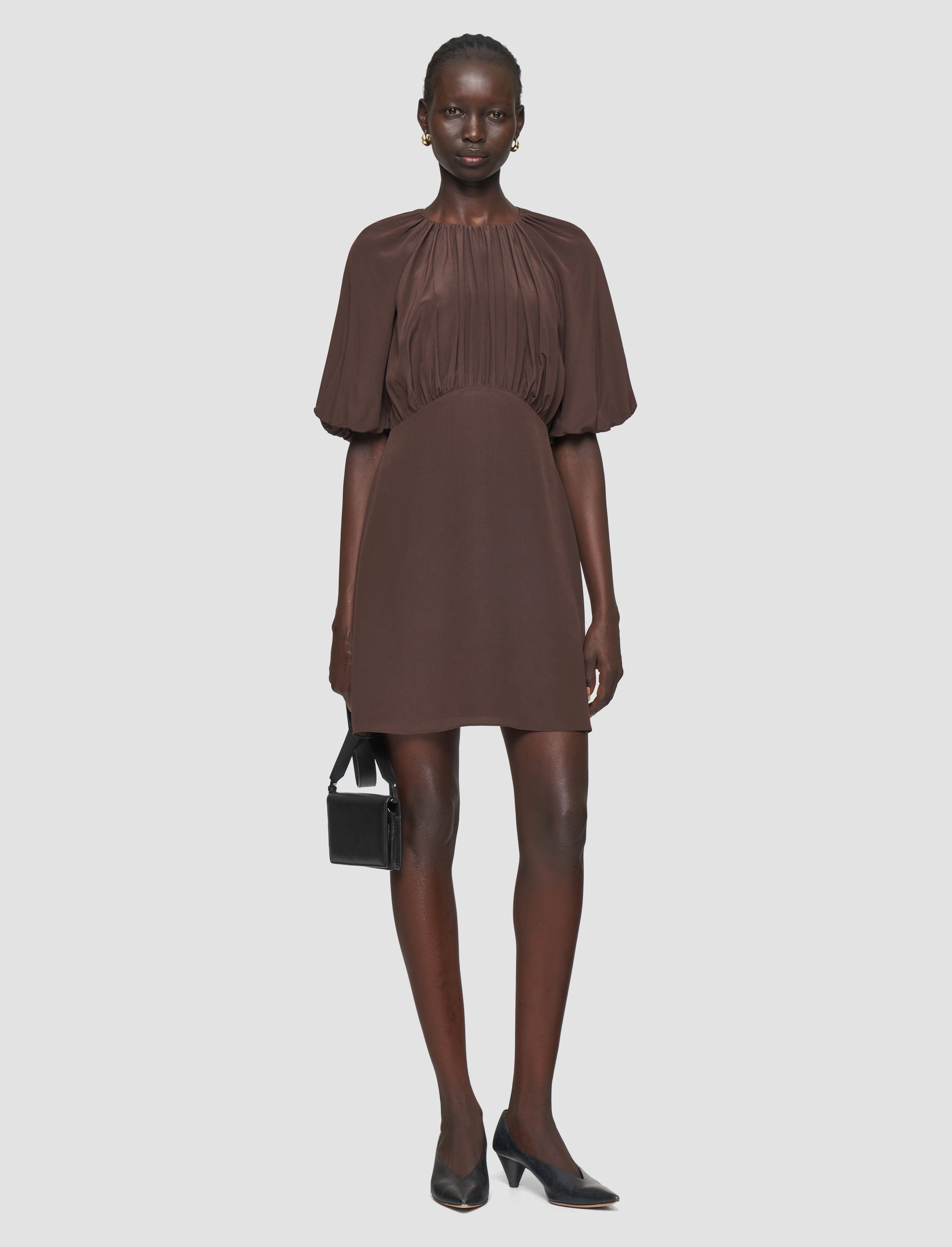 Lizzie Crepe de Chine Silk Dress Comfortable texture