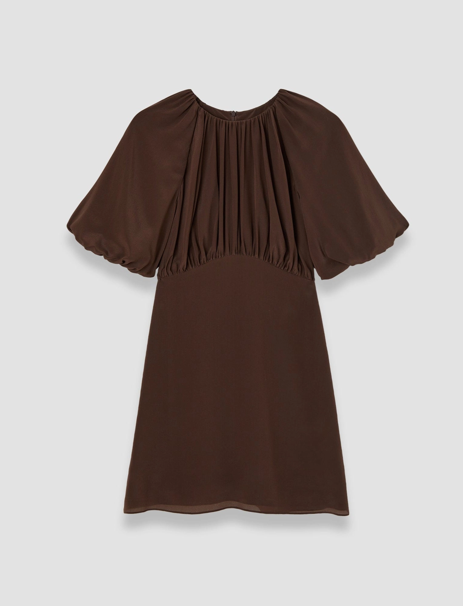 Flattering and Effortless Lizzie Crepe de Chine Silk Dress