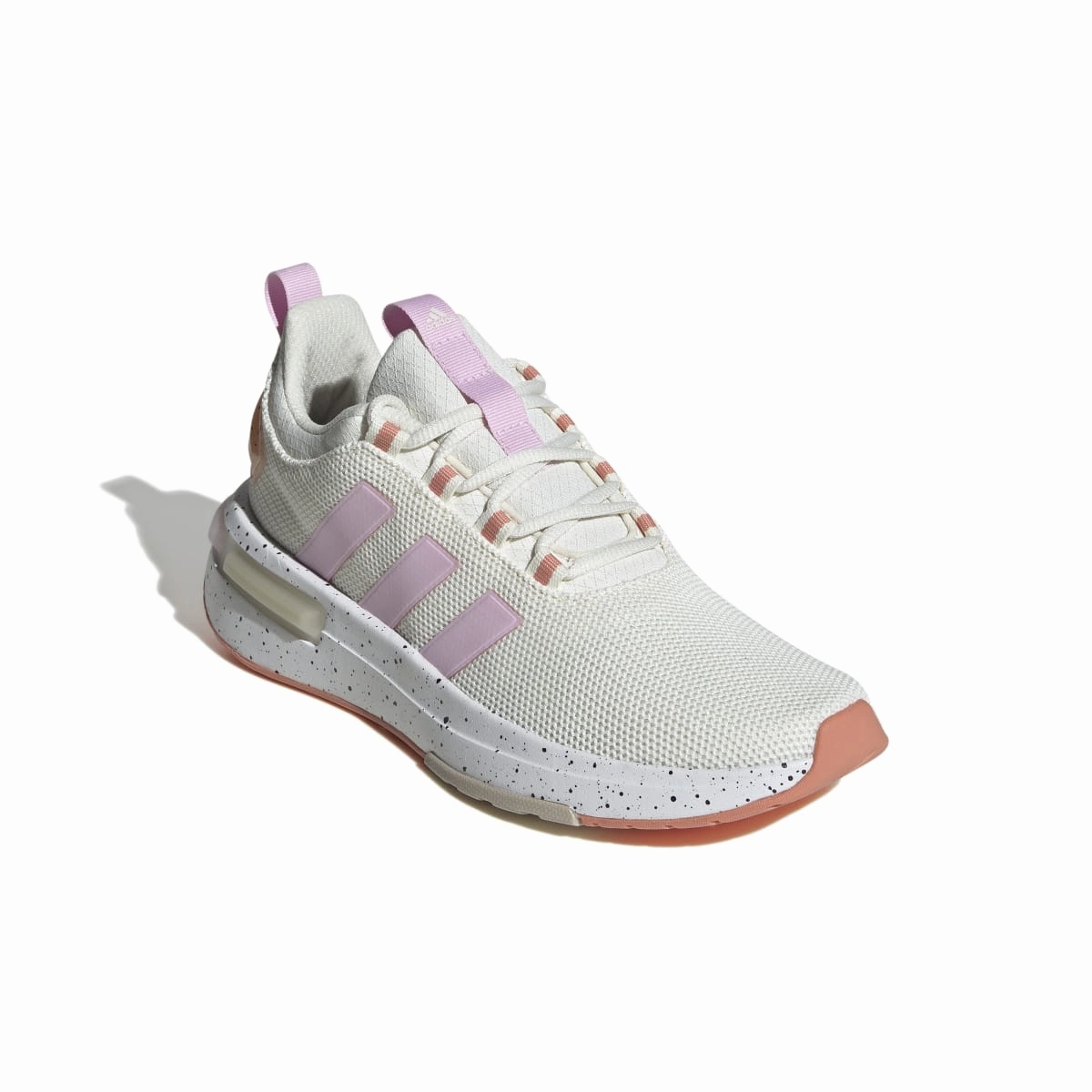 ADIDAS IF0044 RACER TR23 WMN'S (Medium) White/Orchid/Beige Textile Running Shoes Swim Edge