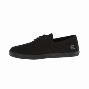 Skid Resistant ETNIES 4101000433 540 CORBY MN'S (Medium) Black/Grey Canvas & Textile Skate Shoes