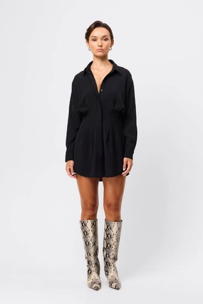 Good Intentions Mini Dress Black Everyday Outfit Formal Setting