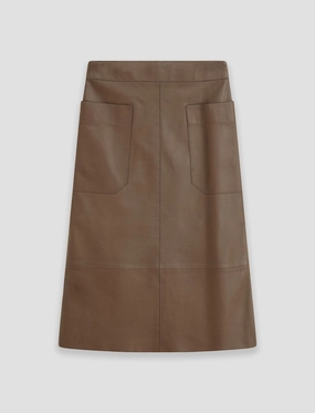 Sleek Flow Blomfield Nappa Leather Skirt