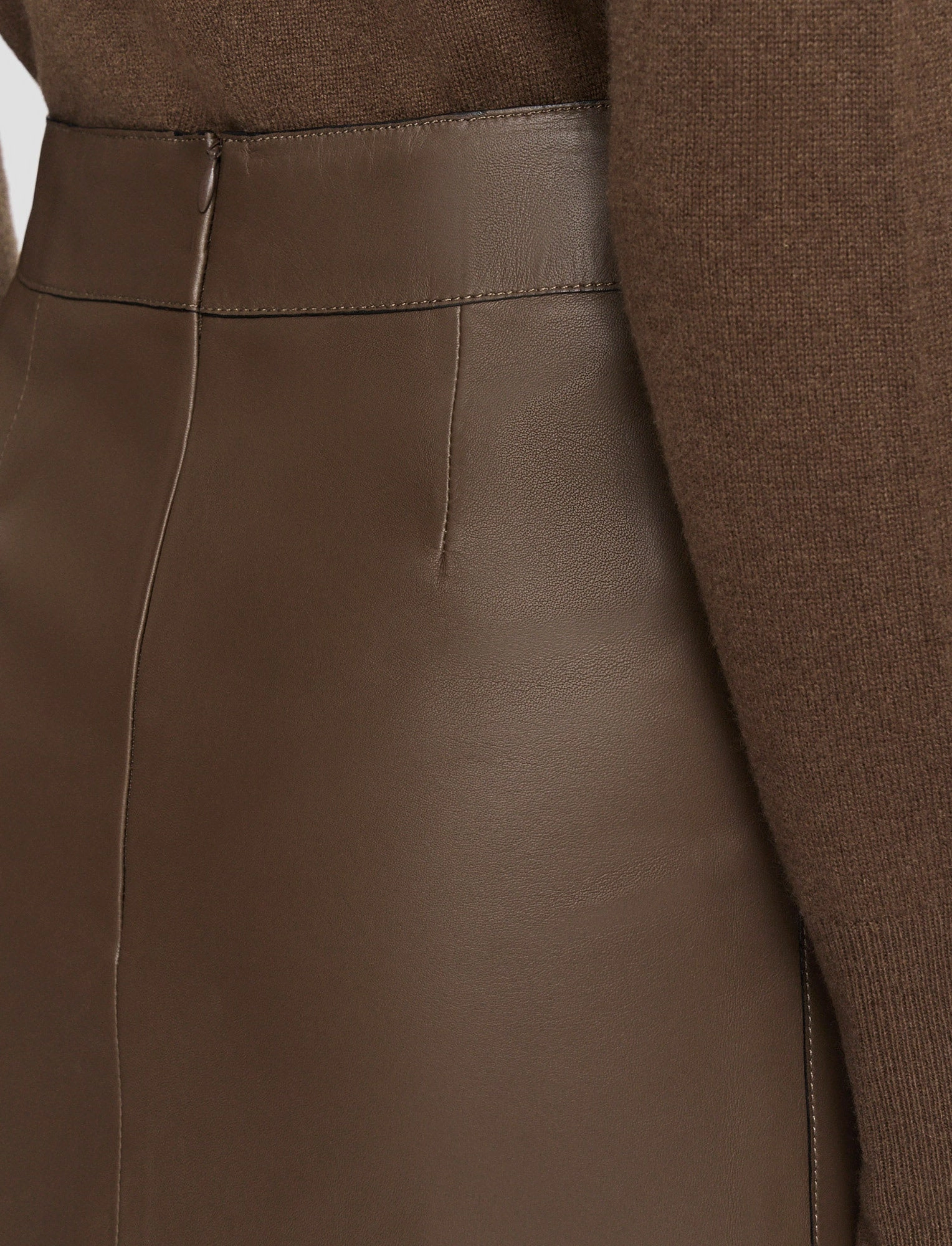 City Mood Blomfield Nappa Leather Skirt