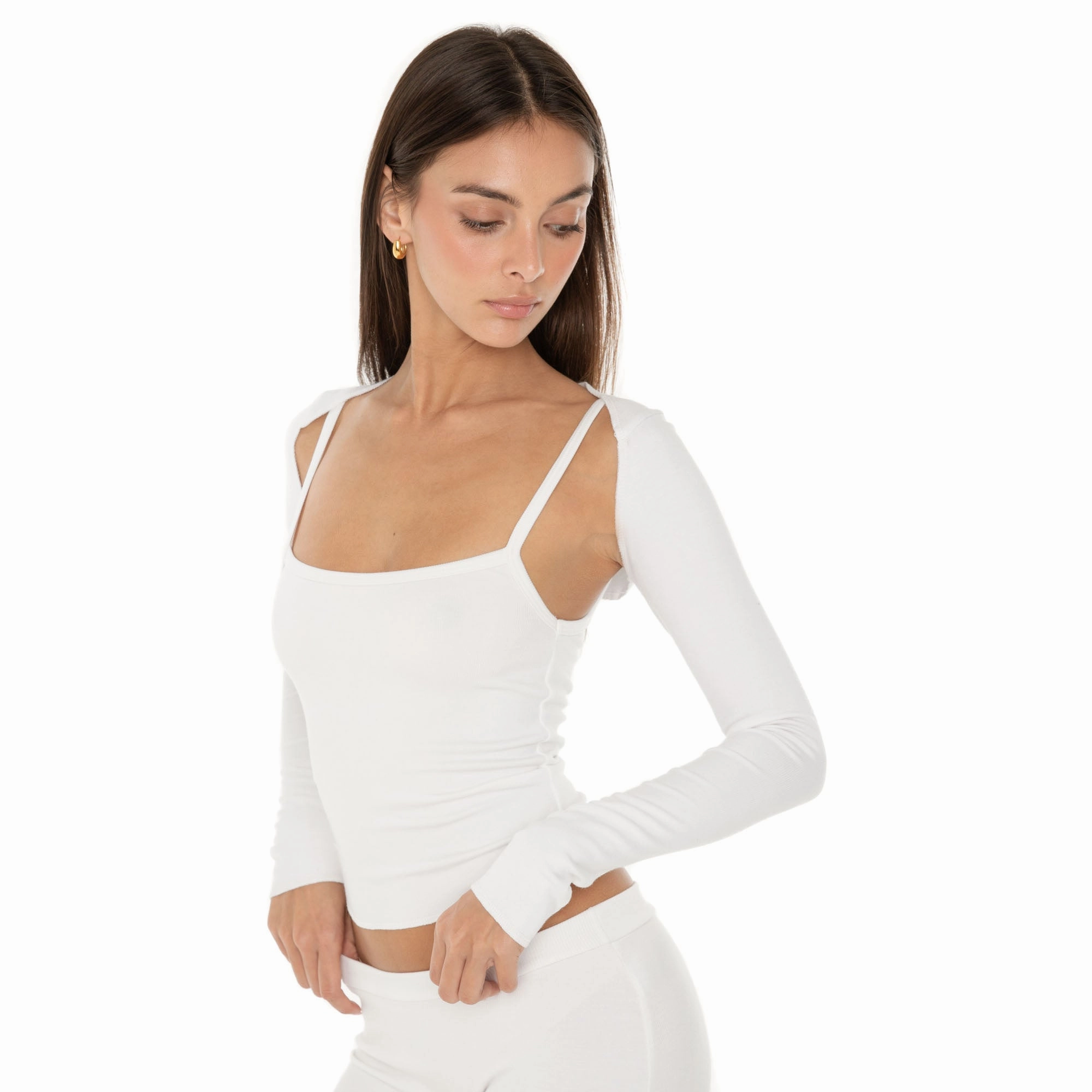 RecycledPolyester Sweat Absorbent Inner Layer Quill Shrug