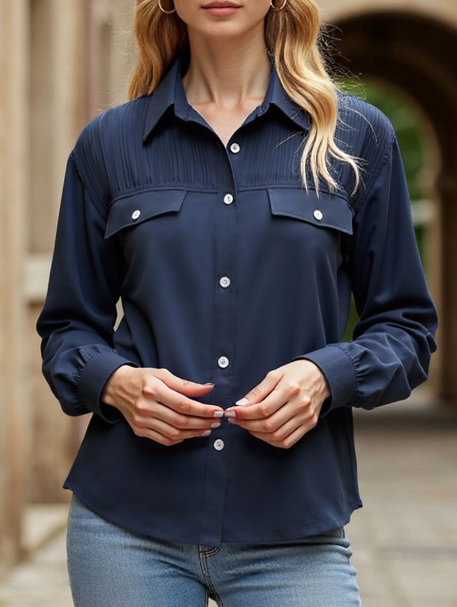 Long-sleeved cardigan for women Soft Touch Texture Soft Touch Feel