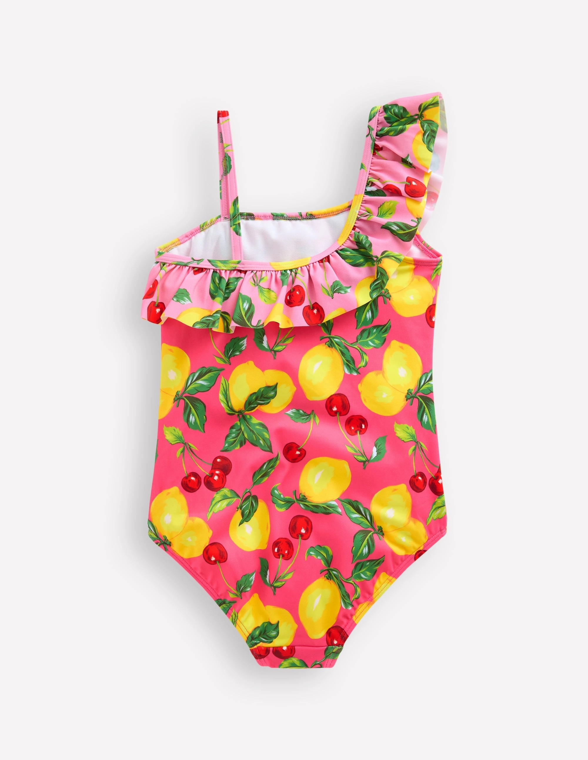 Rubberized grip Secure Grip Hem Lila One Shoulder Swimsuit-Lemon and Cherry Hotchpotch