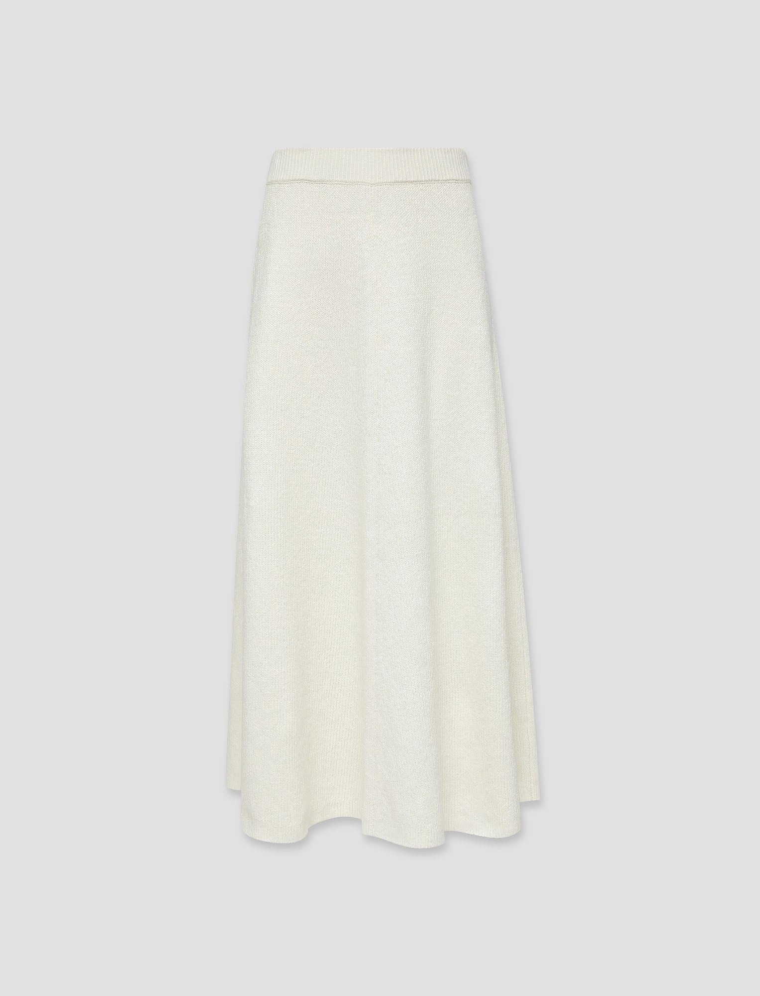 Soft Tones Linen Cardigan Stitch Skirt