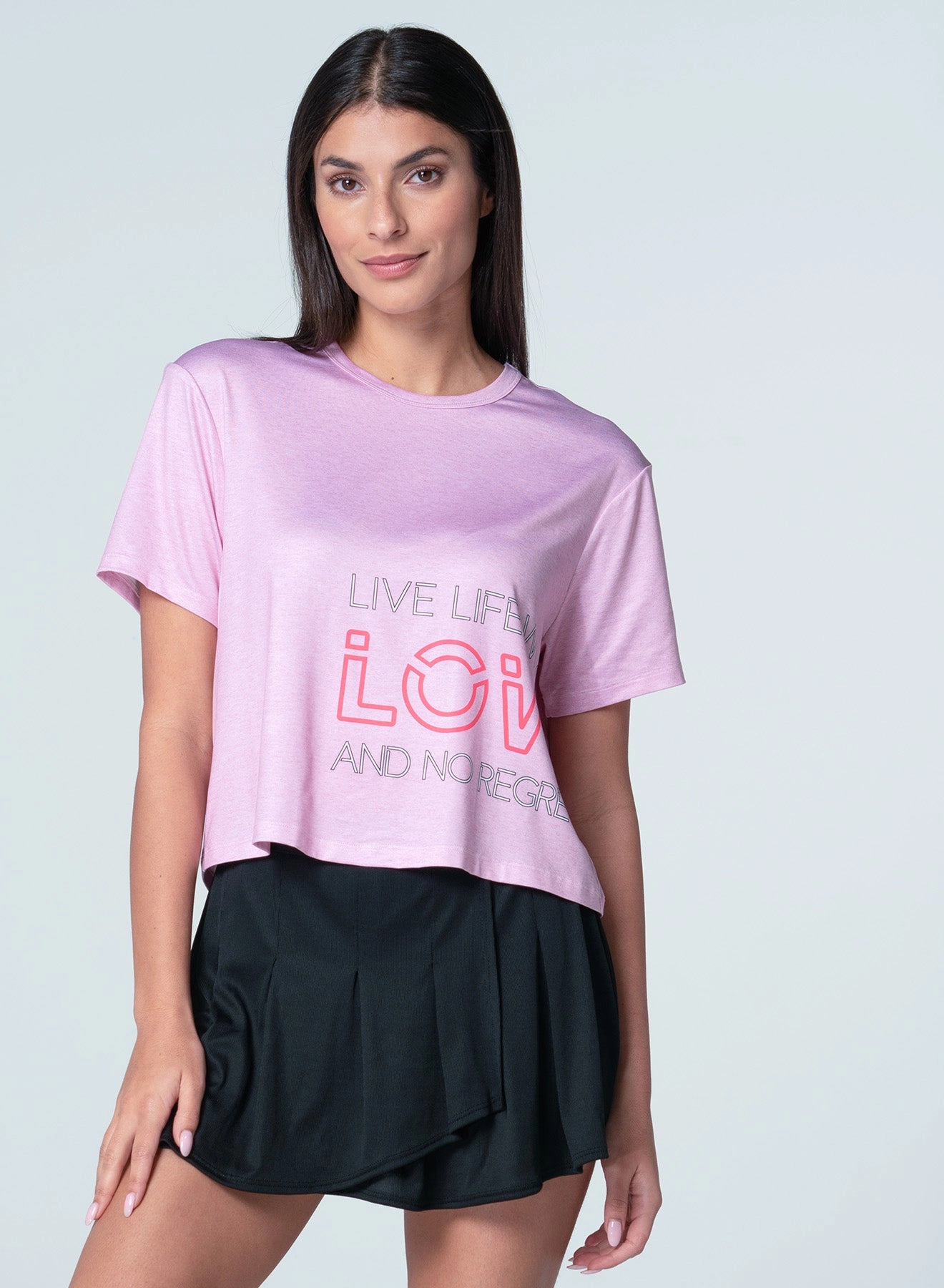 FadeResistant Dye Live Life With Love Short Sleeve