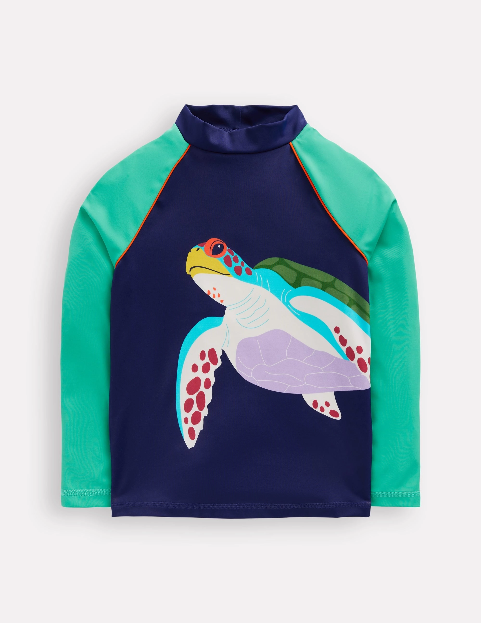 Logo Rash Vest-Starboard Blue Turtle Stylish Outfit